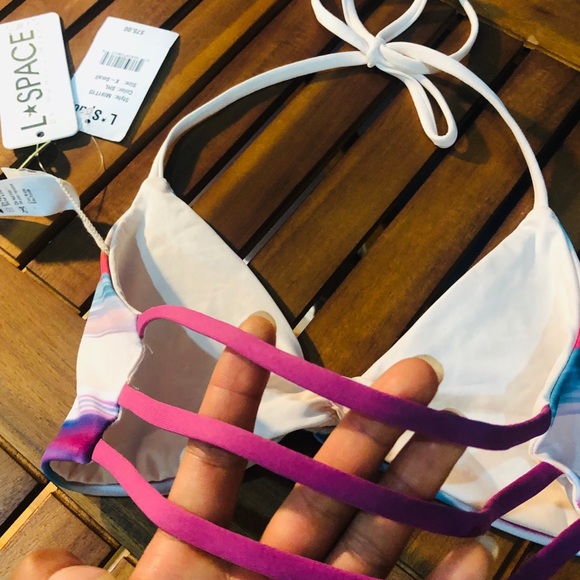 L*Space Monica Wise Bikini Set Ombré NEW w/ tags! - Picture 5 of 7